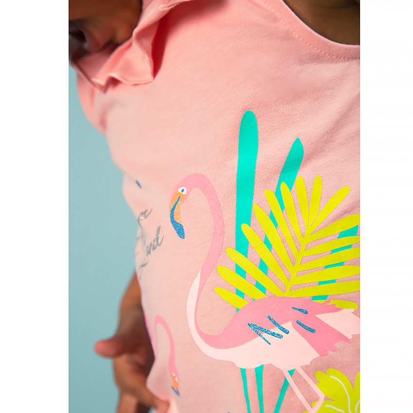 Conjunto de playa con camiseta sin mangas y short para bebé niña 