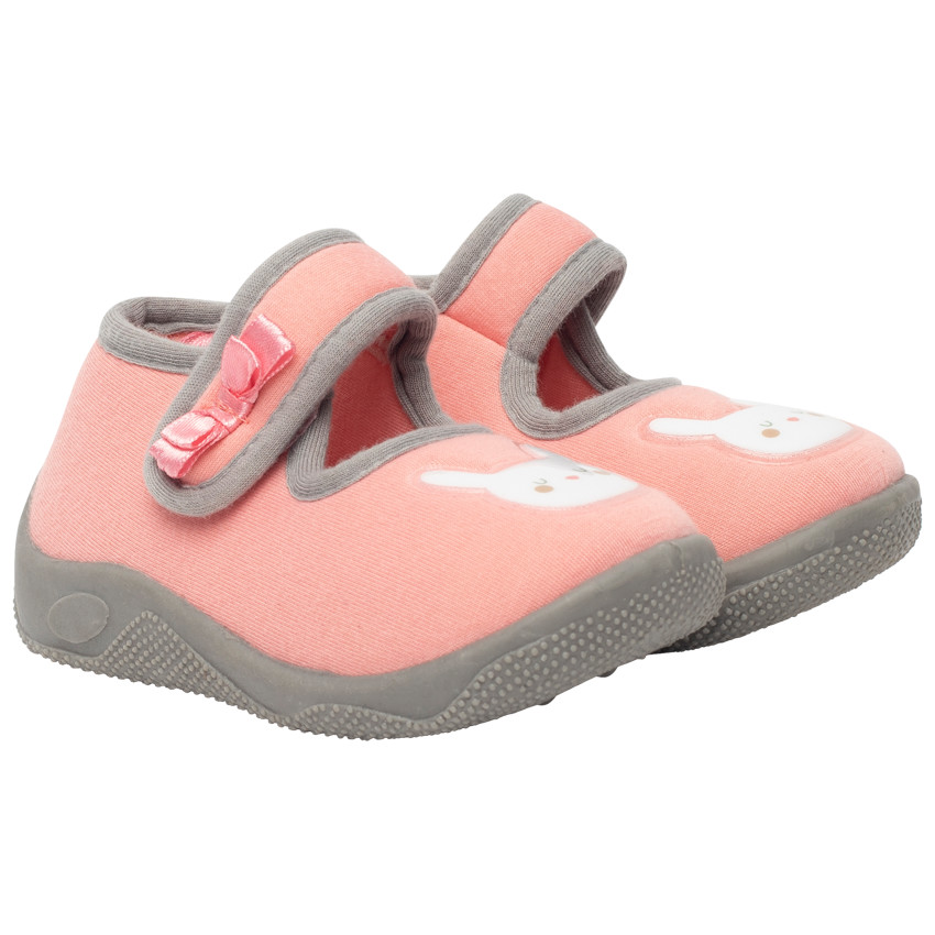 Pantuflas tipo merceditas motivo conejito 