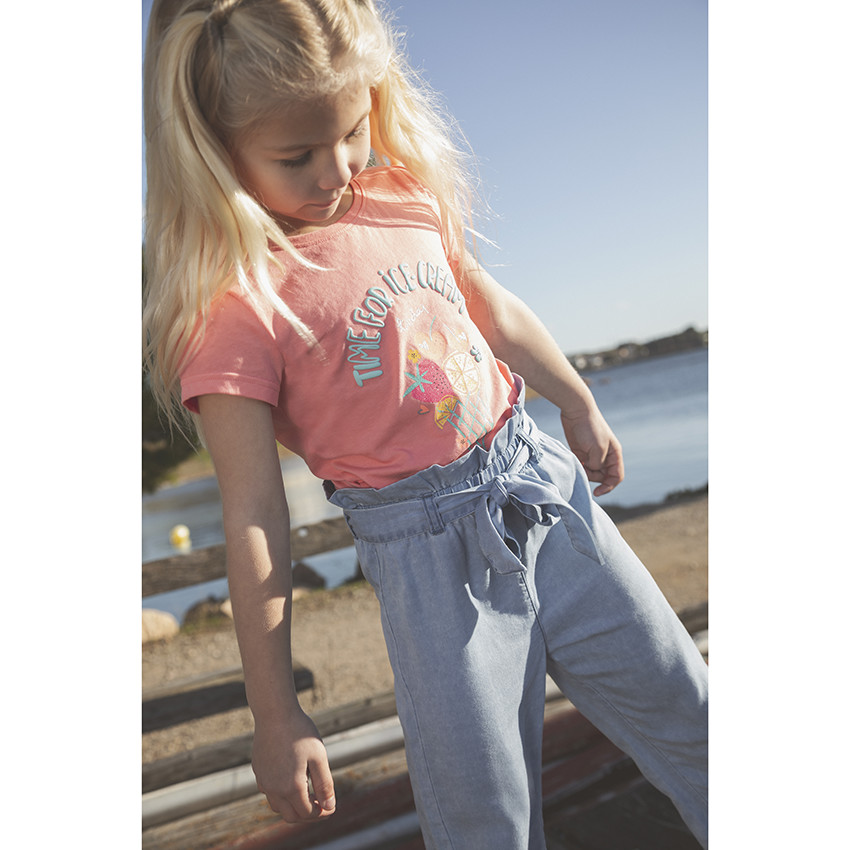 Pantalon large sales lyocell