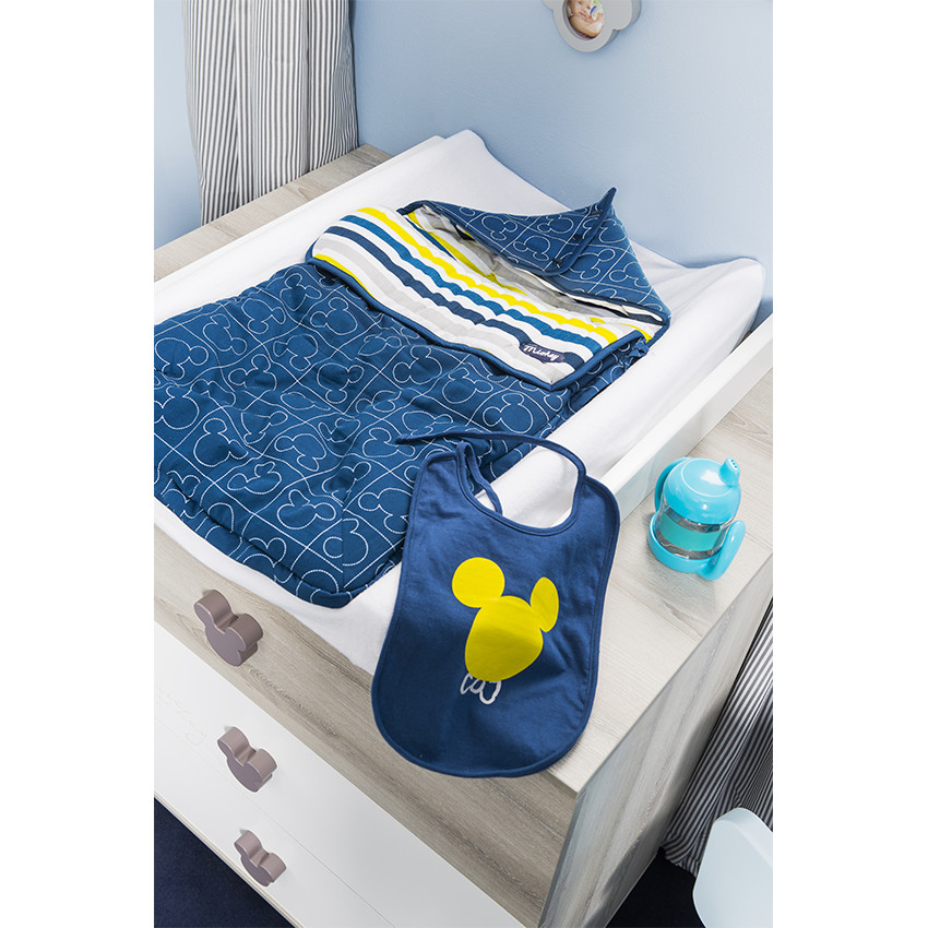 Lot de 2 bavoirs en jersey Disney print Mickey 