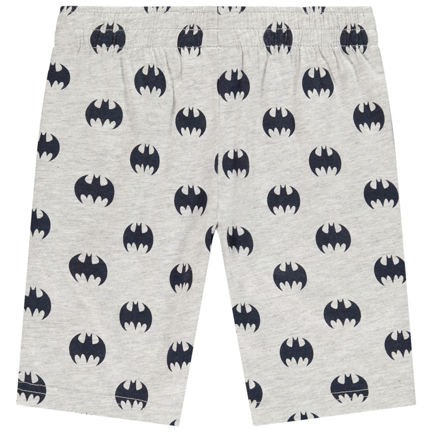 Pijama camiseta + pantalón corto estampado Batman Warner para niño 