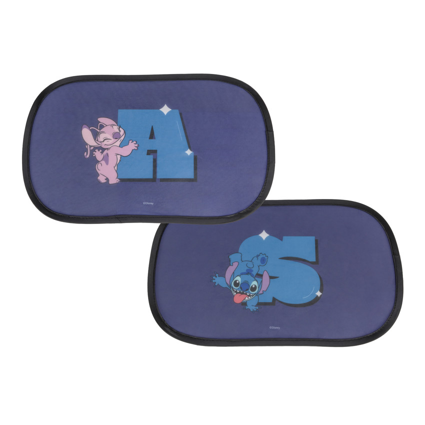 Lote de 2 parasoles autoajustables Stitch Disney azul 