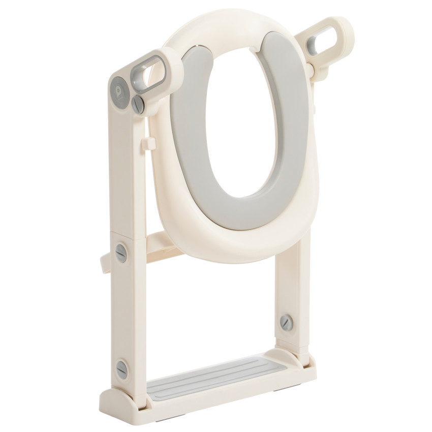 Reductor de inodoro con escalones color crudo 