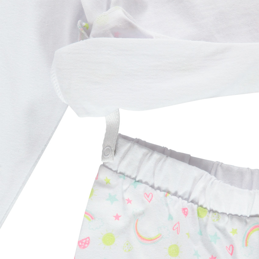 Pijama de jersey estampado de unicornio y arcoíris  Additional Pijama de jersey estampado de unicornio y arcoíris