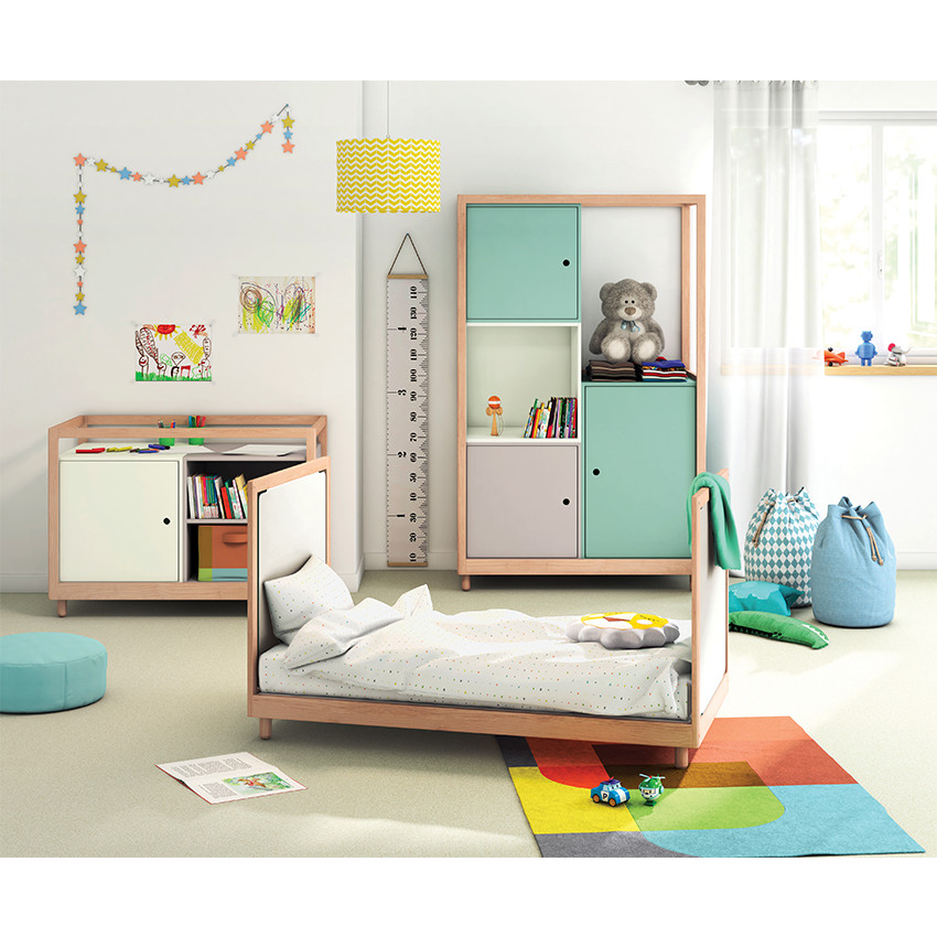 Pequeño cajón con puerta My Story - Verde 