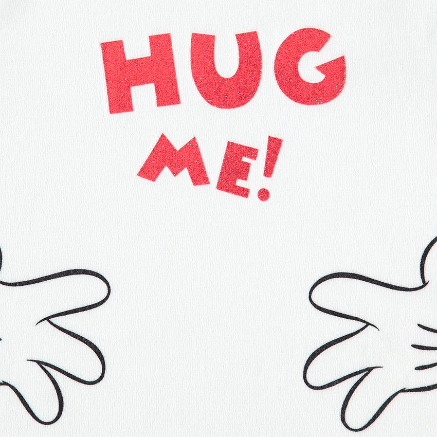 Pijama de terciopelo con mensaje estampado y Mickey ©Disney 