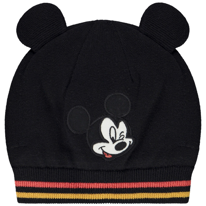 Gorro en tejido de punto con orejas en relieve de Mickey Disney para bebé niño Main Gorro en tejido de punto con orejas en relieve de Mickey Disney para bebé niño