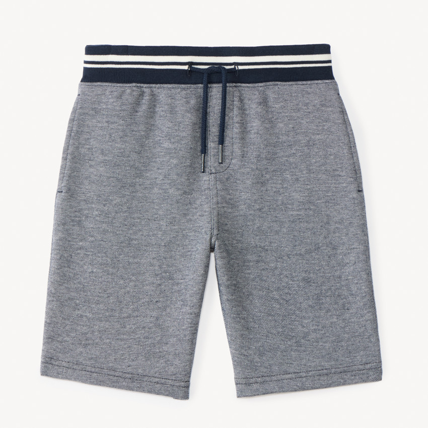 Bermudas de piqué efecto jaspeado para niño 