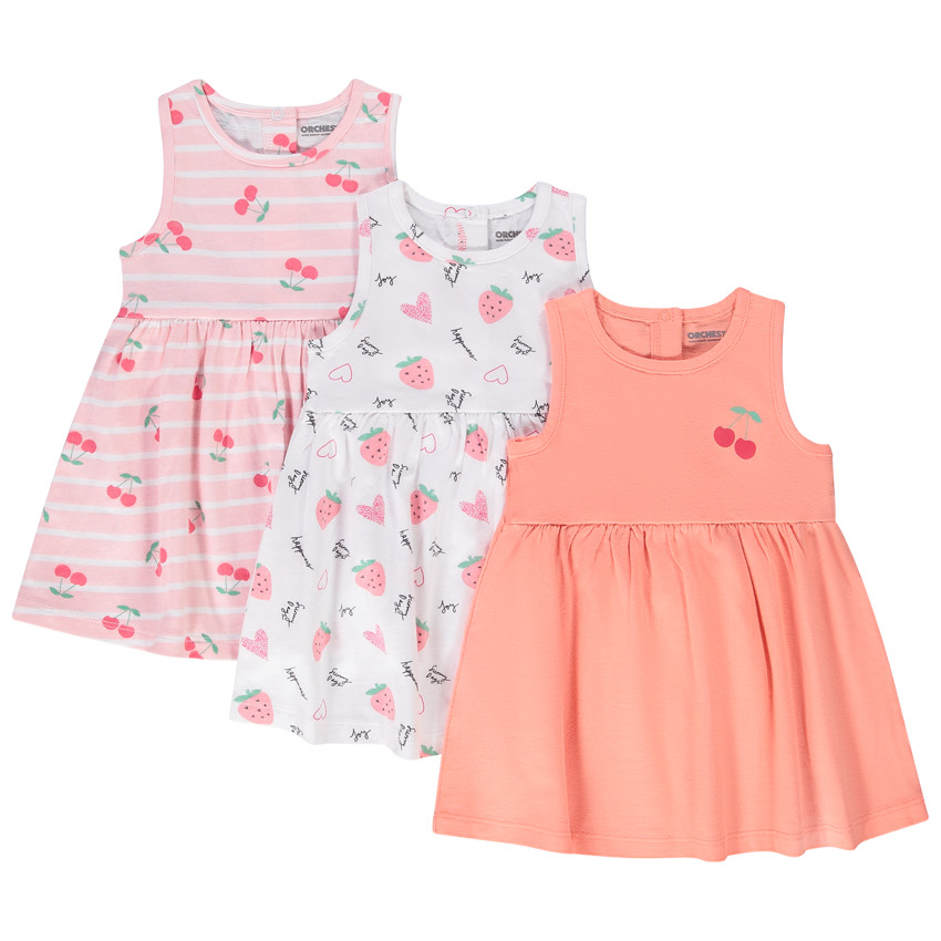 Lote de 3 vestidos de fantasía para niña 