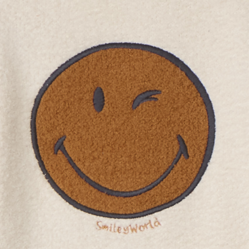 Conjunto de pijama en sherpa con bucles de SmileyWorld para niño. 