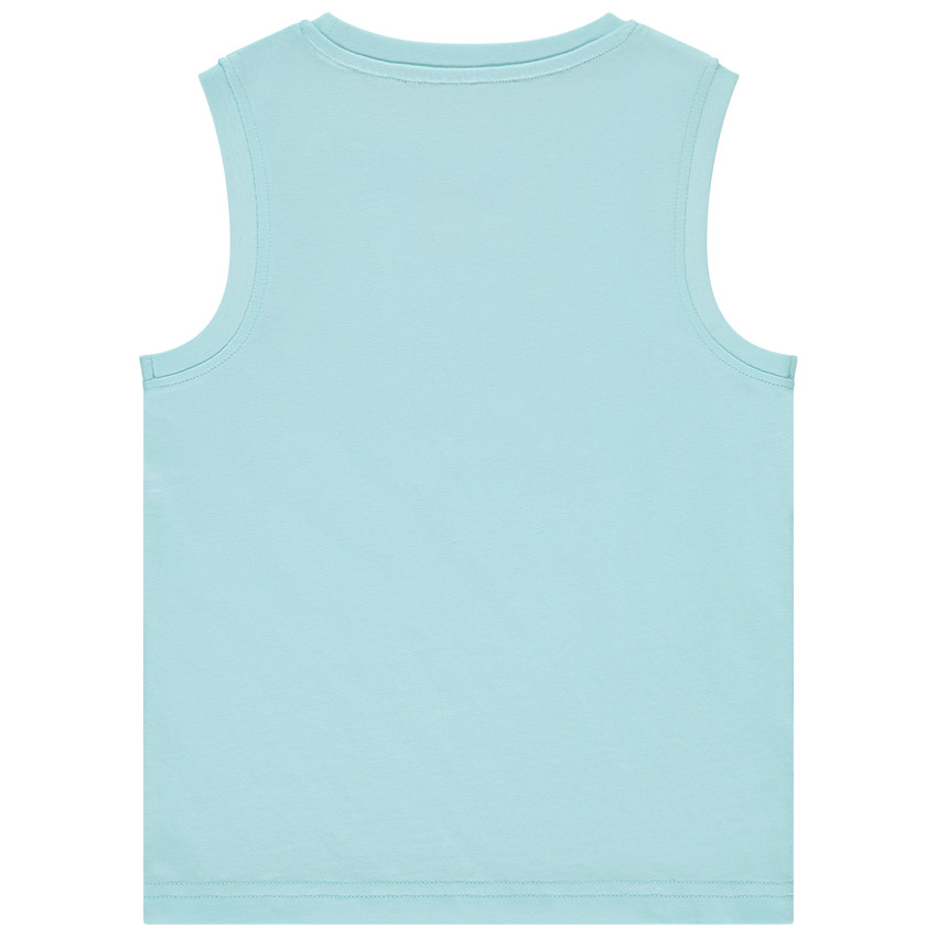 Camiseta sin mangas de punto estampada para niño 