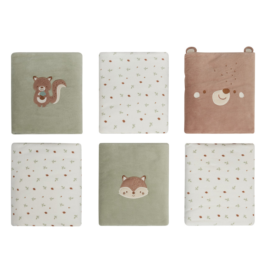 Lote de 6 protectores de barandilla con velcro Rey de los Bosques 