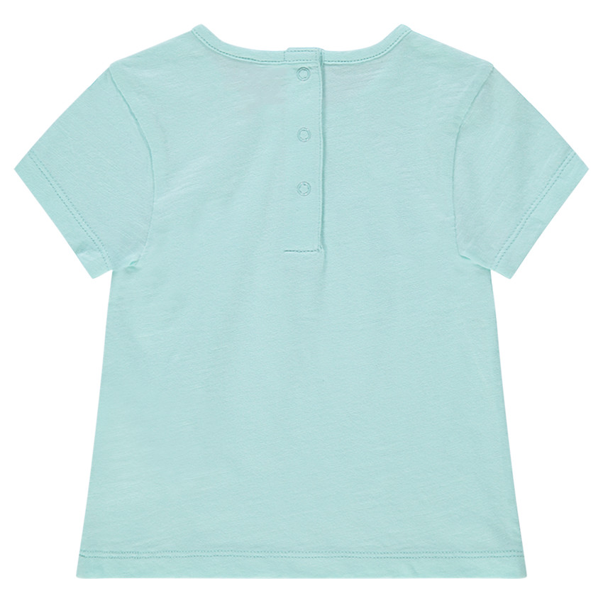 Juego de 3 camisetas de manga corta lisas en punto slub 