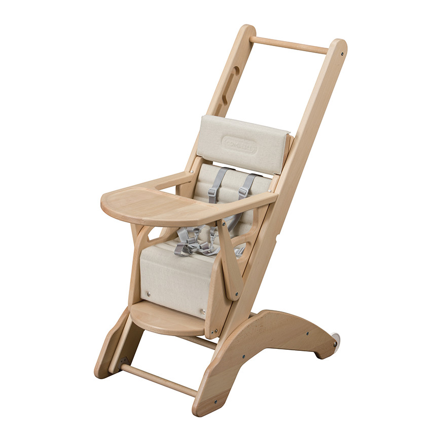 Trona evolutiva multiposiciones Manon – Barniz natural 