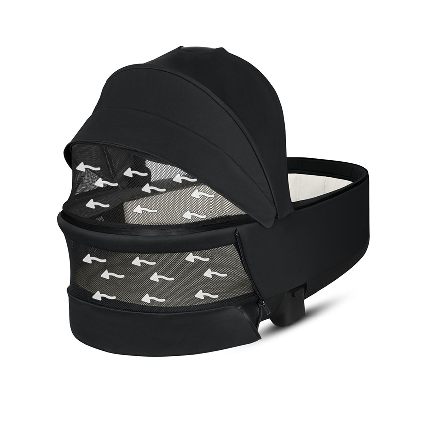 PRIAM Capazo Lux Deep Black - Black 