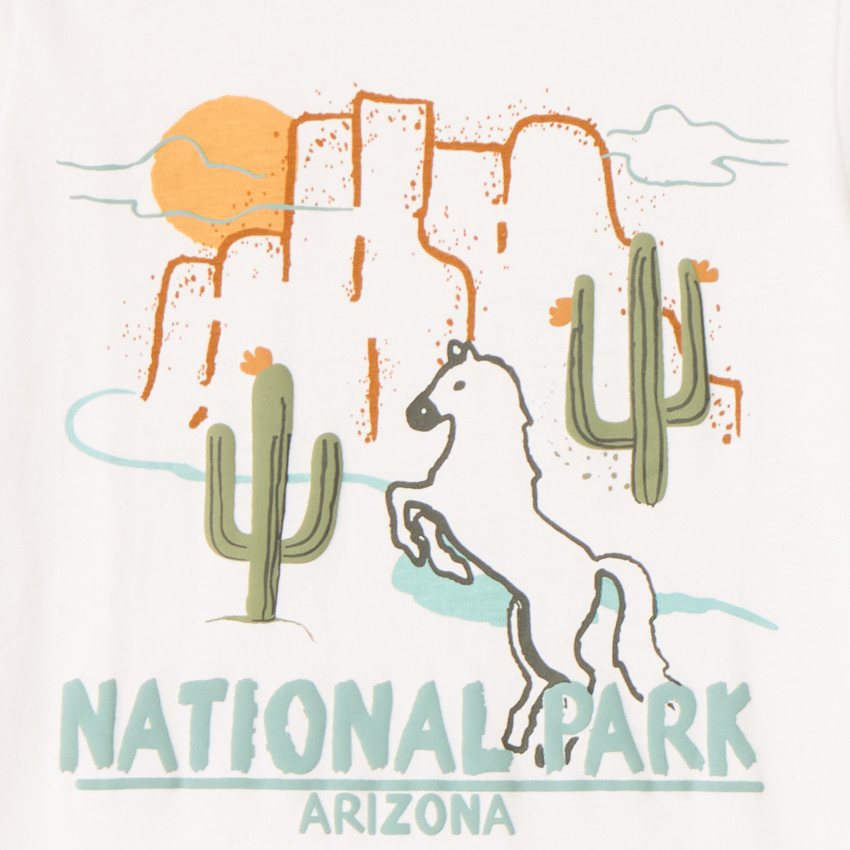 Camiseta de manga corta con estampado de Arizona para bebé niño 