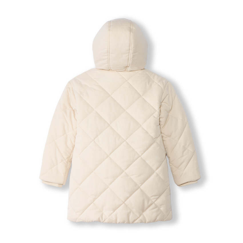 Chaqueta de twill y sherpa de manga larga + chaleco para niña 