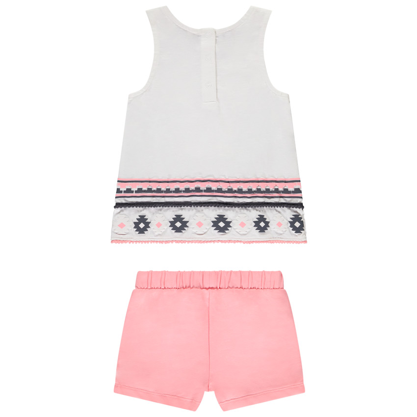 Conjunto de short y top sin mangas Minnie Disney para bebé niña 