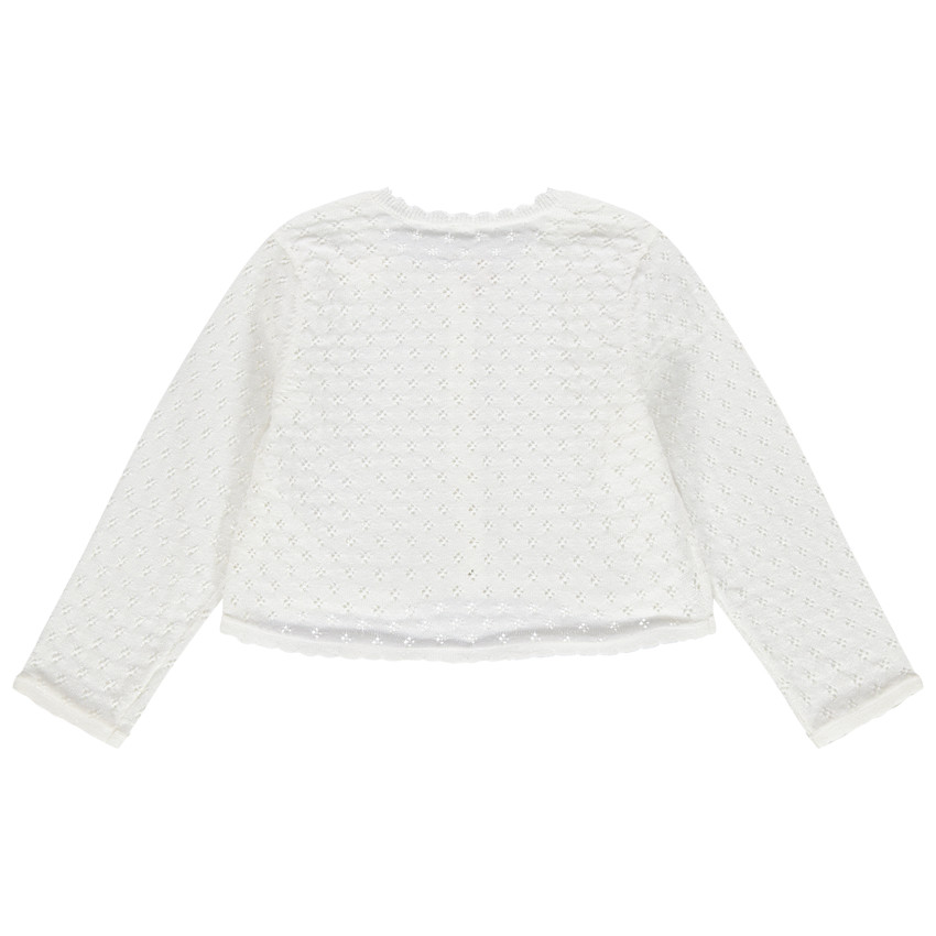 Chaqueta de punto de fantasía con lazos del mismo color  Additional Chaqueta de punto de fantasía con lazos del mismo color