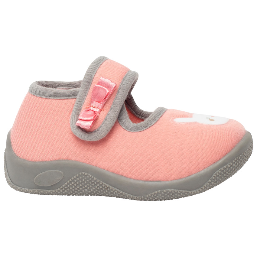 Pantuflas tipo merceditas motivo conejito 