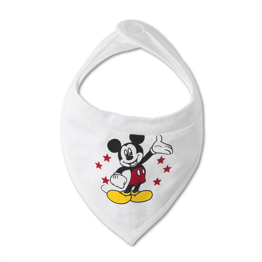 Lote de 2 babero de tejido de punto Disney con estampado Mickey  Additional Lote de 2 babero de tejido de punto Disney con estampado Mickey