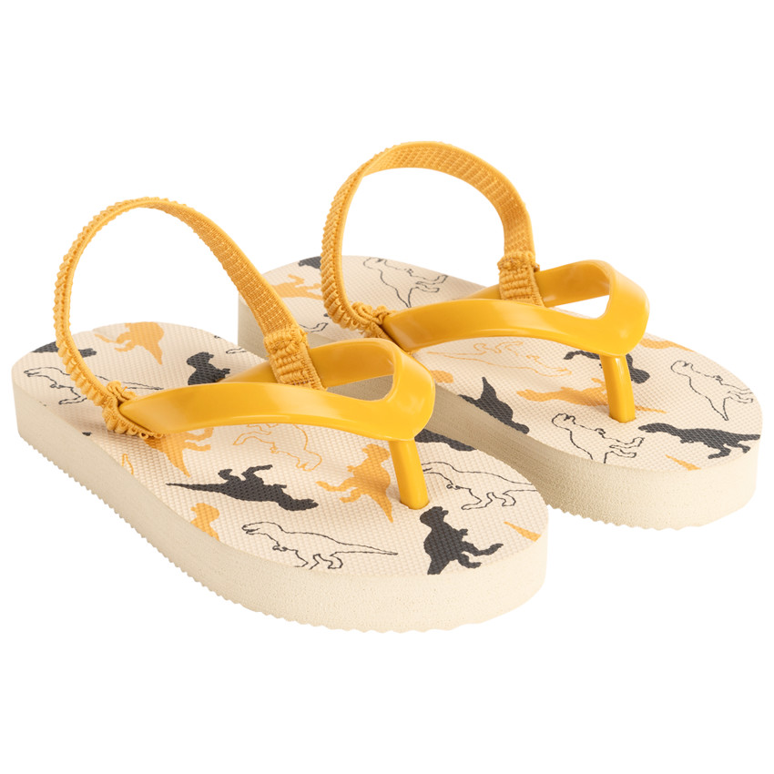 Chanclas estampado T-Rex para niño con tira según la edad 
