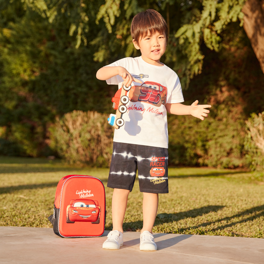 Camiseta de manga corta con estampado lenticular de Flash McQueen de Disney - Pixar para niño 