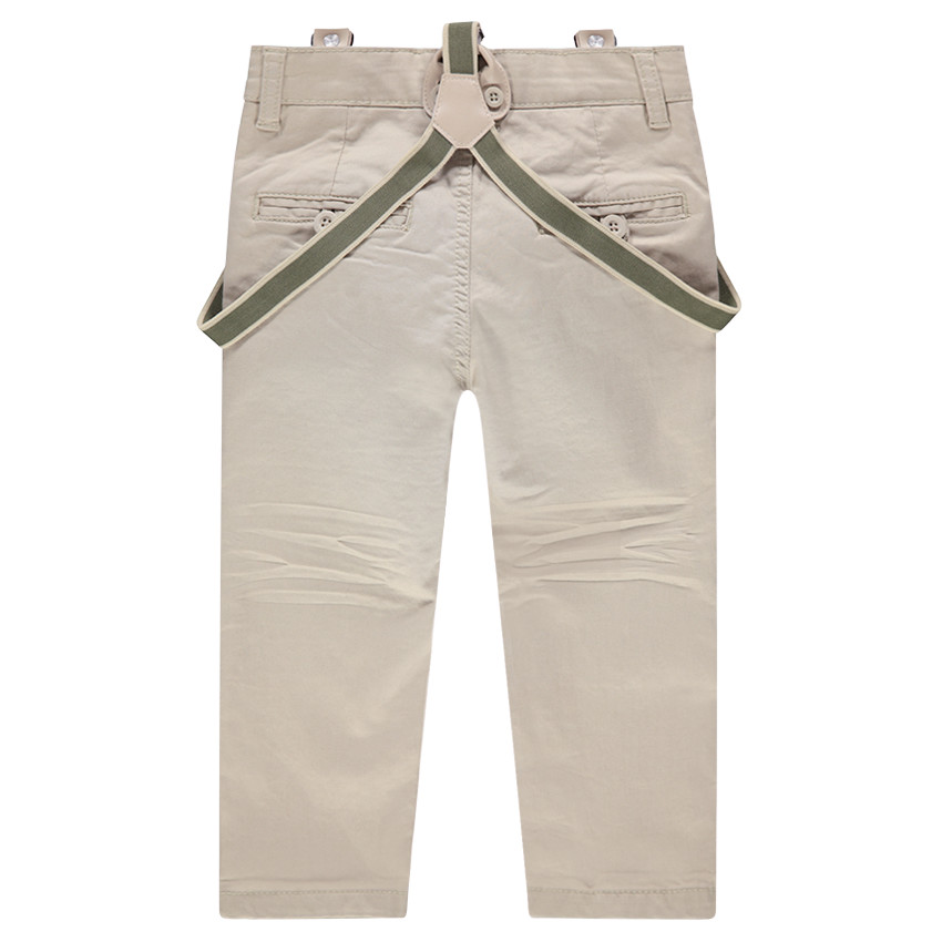 Pantalón de satén liso con tirantes desmontables  Additional Pantalón de satén liso con tirantes desmontables