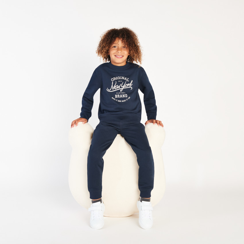 Sudadera de felpa estampada para niño 