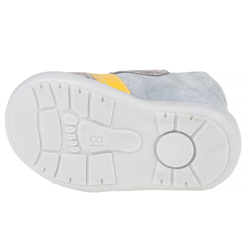 Botas bajas de piel serraje 