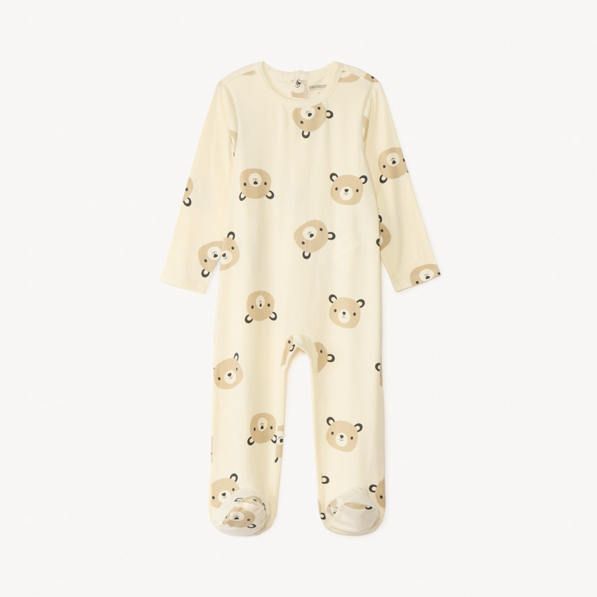 Pack de 2 peleles ourson para bebé con aperturas diferentes según la edad 