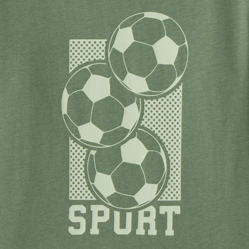 Camiseta de manga larga con estampado deportivo niño 