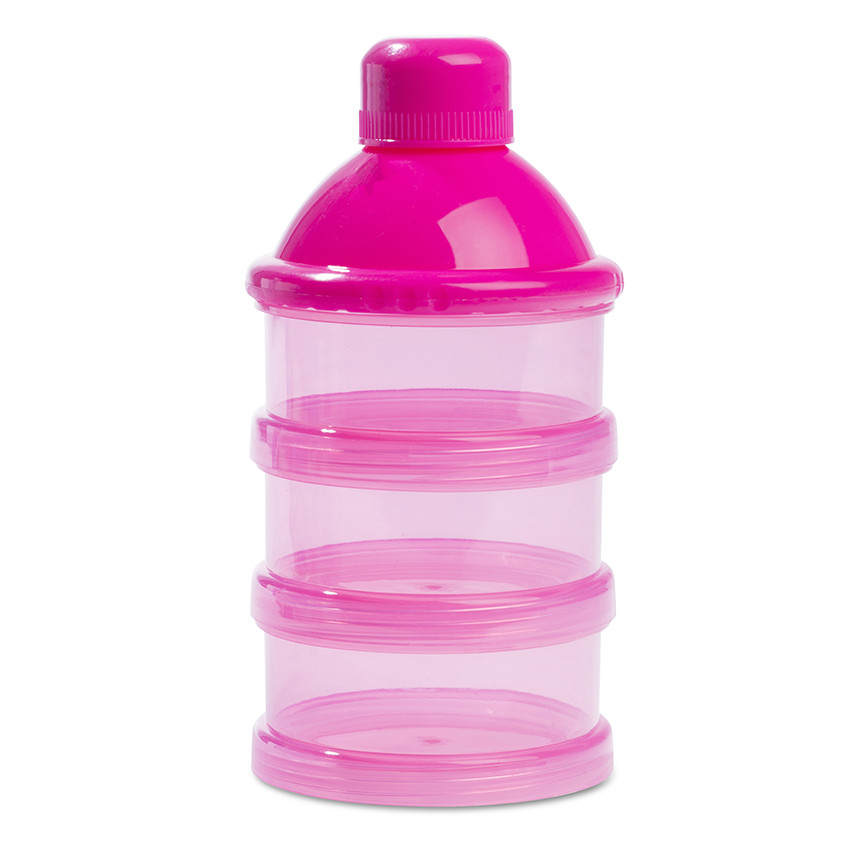 Caja dosificador de leche 3 piezas - Rosa 