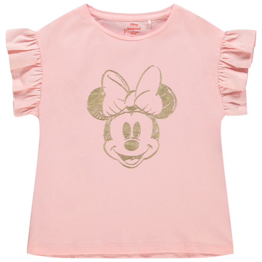 Camiseta manga corta con volantes Minnie Disney 