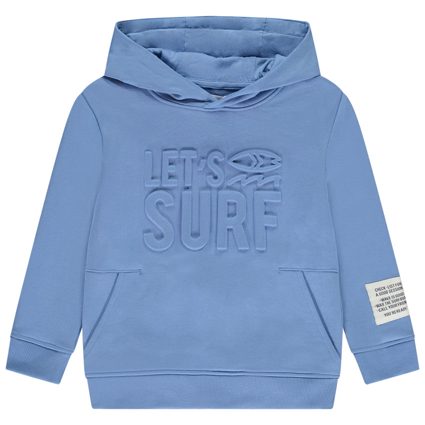 Sudadera con capucha de felpa con diseño para niño 