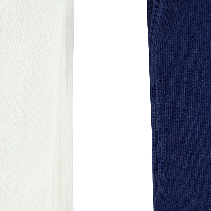 Pack de 2 medias gruesas lisas 