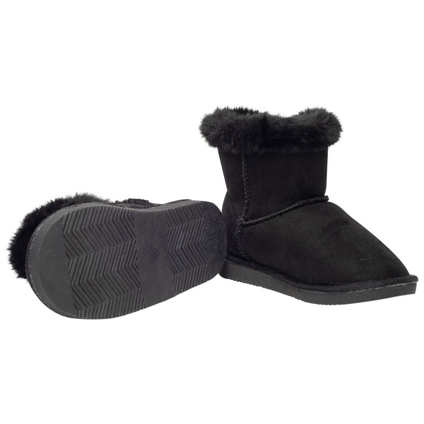 Botines de ante sintético forrados con botón decorativo para niña  Additional Botines de ante sintético forrados con botón decorativo para niña