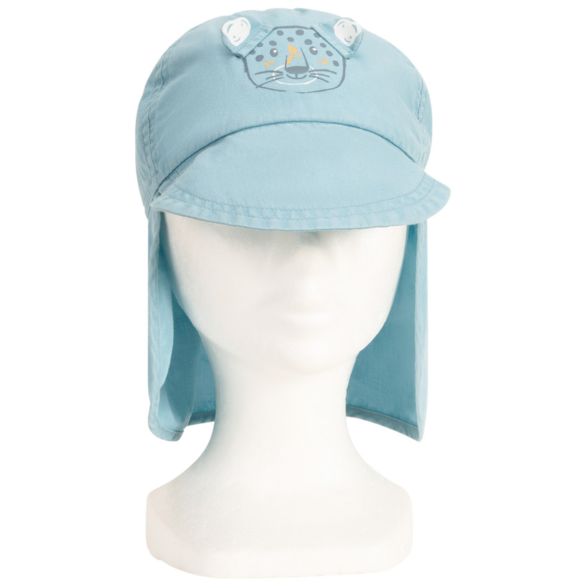 Casquette protege-nuca motivo felino para bebé niño  Additional Casquette protege-nuca motivo felino para bebé niño