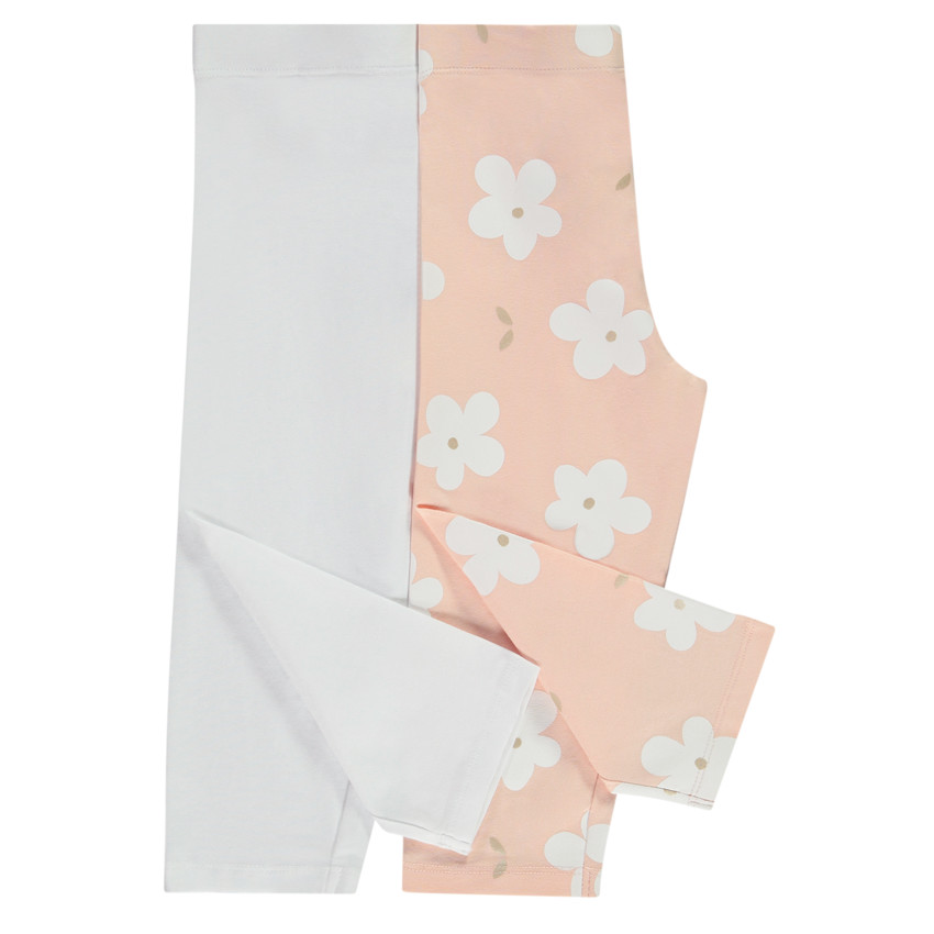 Pack de 2 leggings cortos de fantasía niña 