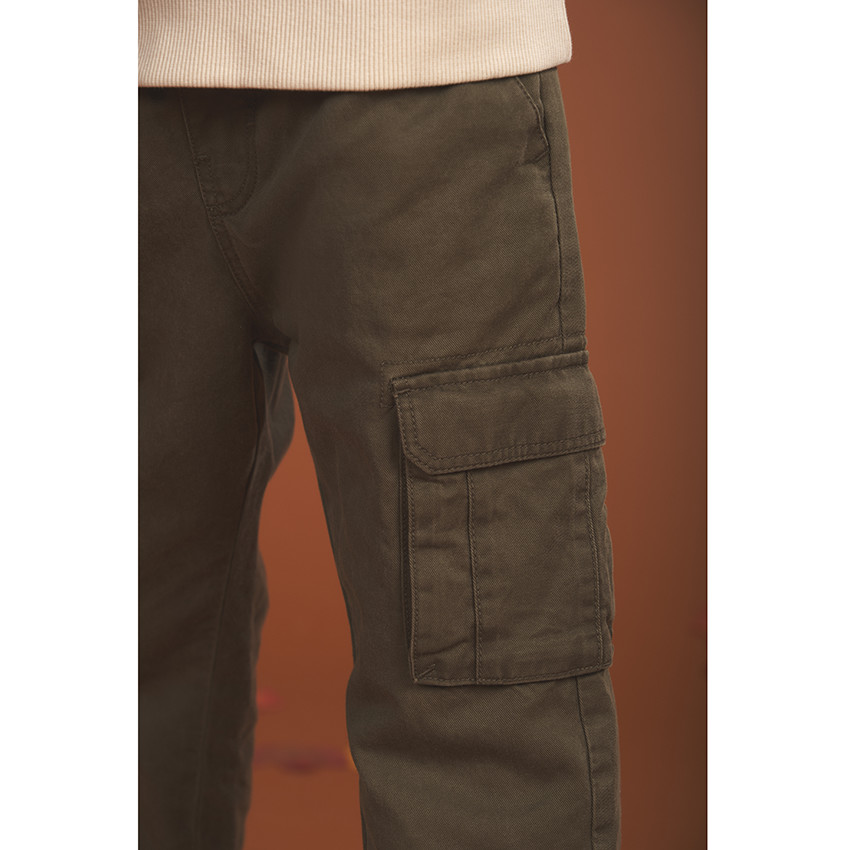 Pantalón jogger de lyocell con forro de algodón niño 