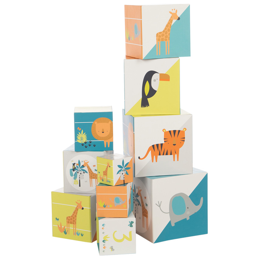 Juguete de apilamiento para bebés - Crazy Jungle 
