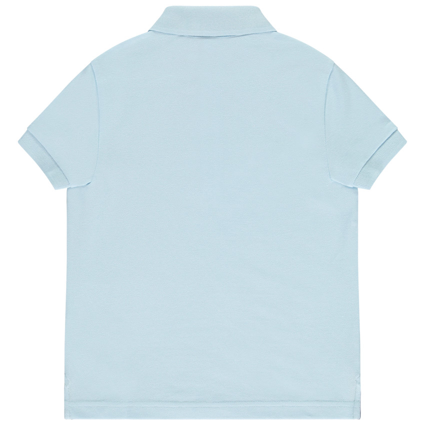 Polo de manga corta liso para niño 
