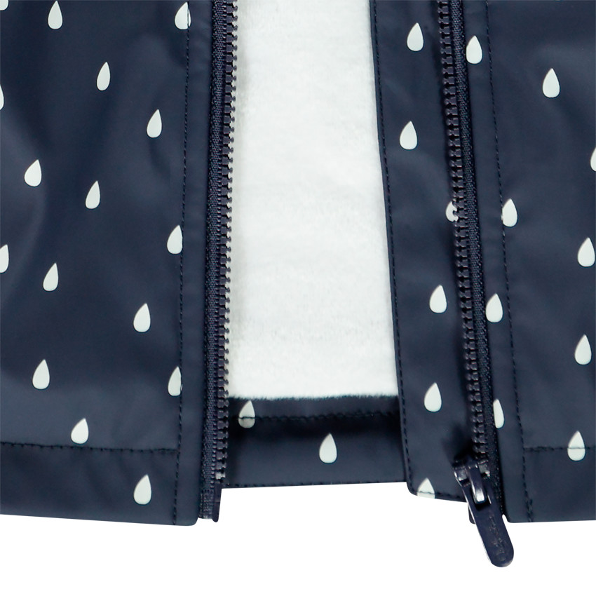 Parka goma motivo gotas 