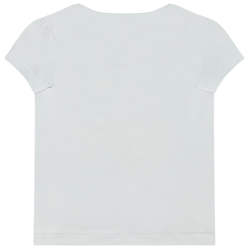 Camiseta de manga corta con estampado fantasía para niña 