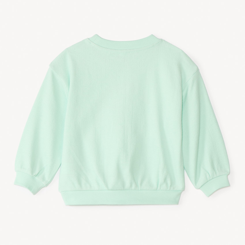 Sudadera de punto con estampado en relieve para bebé niño. 