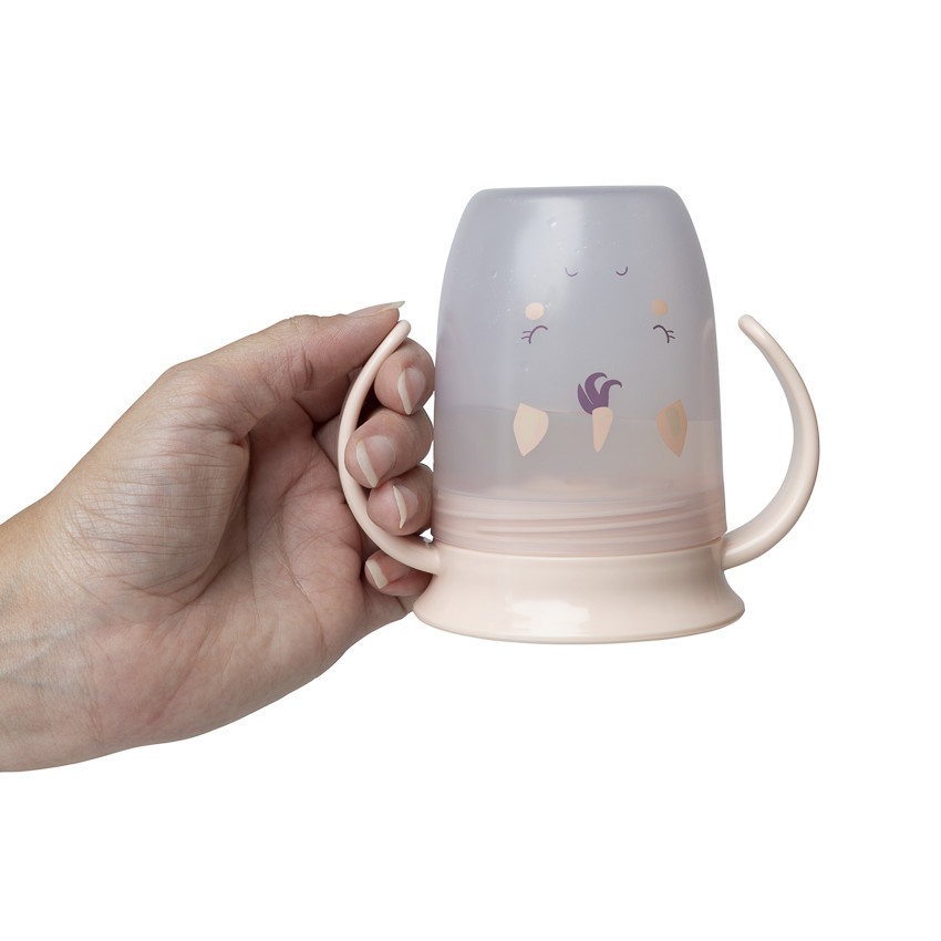 Vaso de aprendizaje 360° antifugas diseño licorne beige 