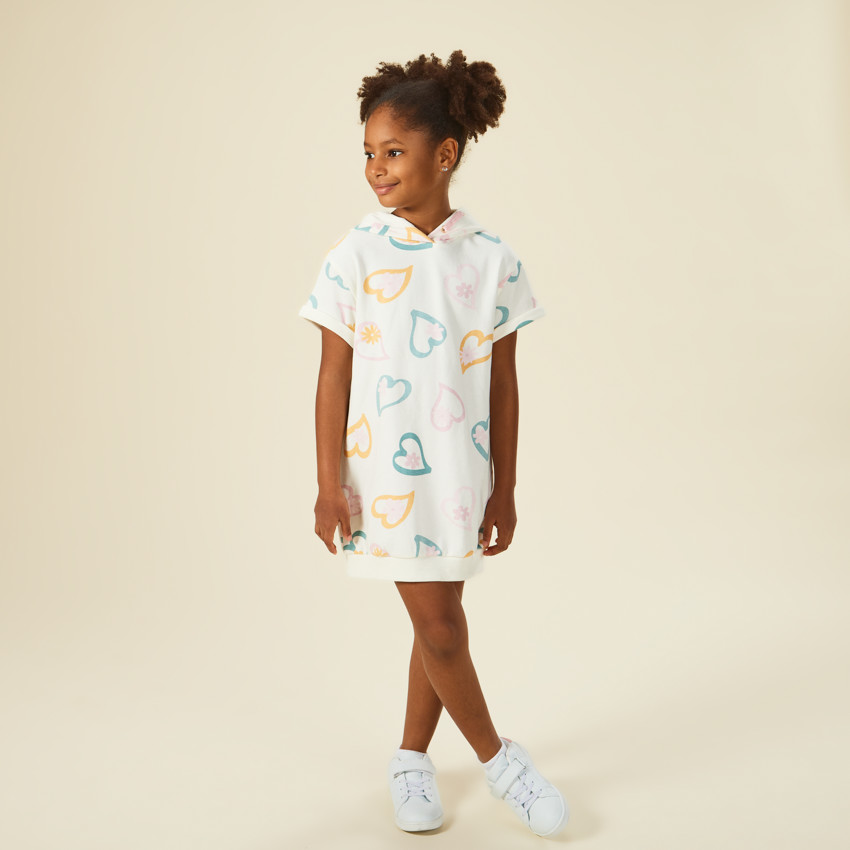 Robe sweat manche discount courte