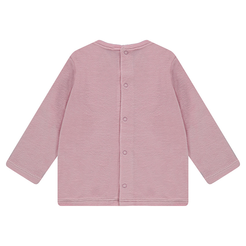 Pijama de terciopelo con pájaro estampado 