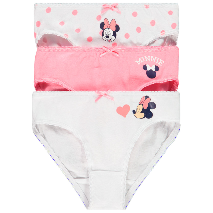 Pack de 3 culottes de algodón con estampado de Minnie Disney  Additional Pack de 3 culottes de algodón con estampado de Minnie Disney