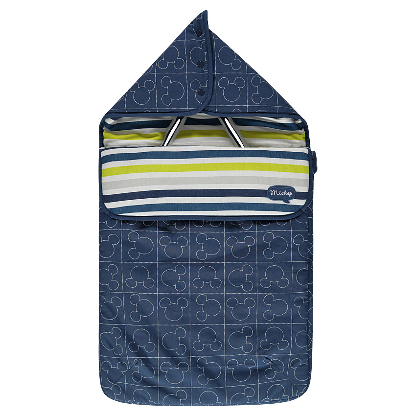 Nana de popelina Disney con dibujo de silueta de Mickey 